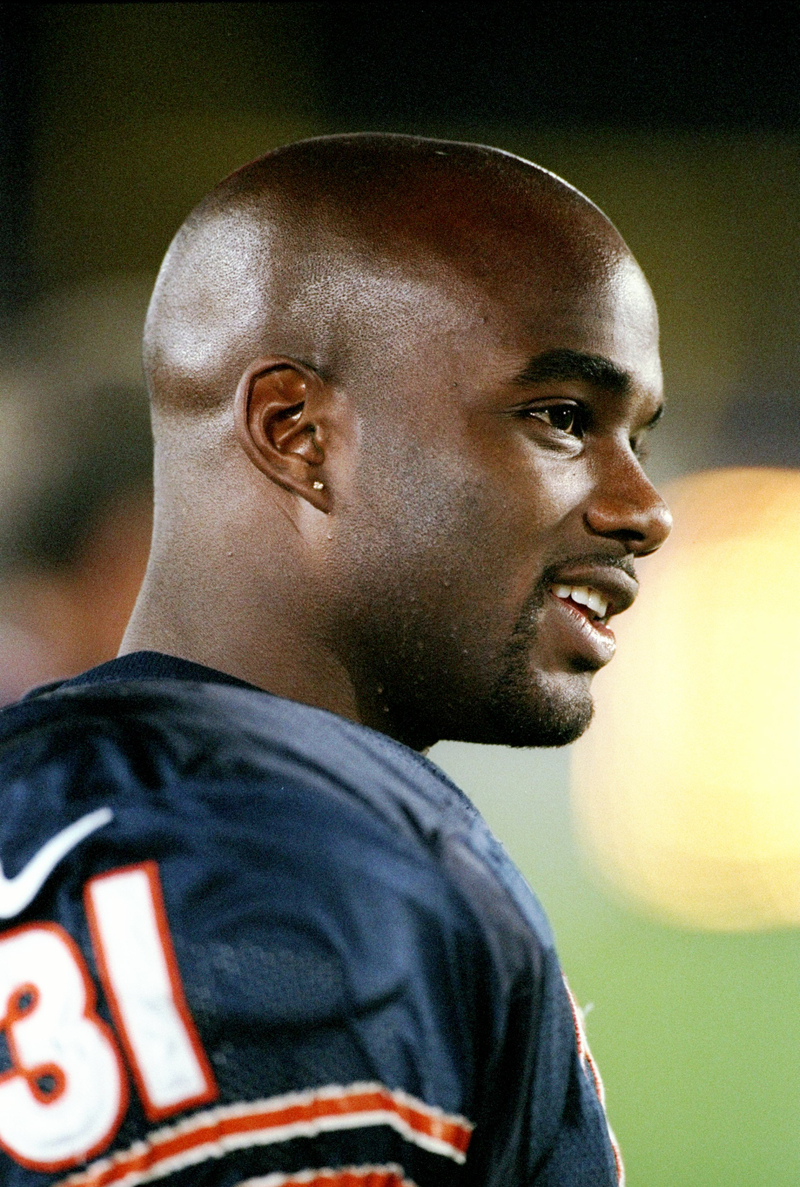 Rashaan Salaam, playing for the Chicago Bears in 1997 Jonathan Daniel/Stringer/Getty Images